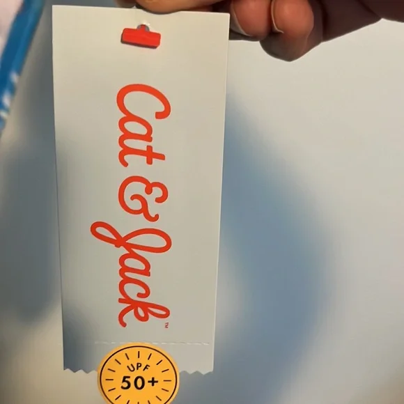 Cat & Jack NWT Girls 14/16 Rash Guard Swim - Picture 4 of 7